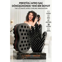 Afro Bukle Süngeri & Eldiven Seti Profesyonel Saç Şekillendirici 723014