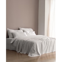 Madame Coco Maveray Çift Kişilik %100 Pamuk Yatak Örtüsü Seti - Beyaz 8684427115237 Çok Renkli