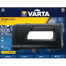 Varta 18684 Work Flex Bl30R 5W Led Şarjlı Fener N11.9289 Siyah