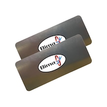 Rötuş Rütüş Rutuş Çeliği 4cmx9cm 2 Adet  Ekstra Çapağı Alınmıştır