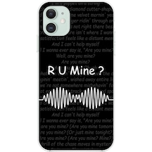 Apple Uyumlu iPhone 11 Şeffaf Kılıf R U Mine Couple Çift Tasarımlı