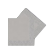 Renkli Kağıt Peçete 20'li Gümüş Renk 33x33