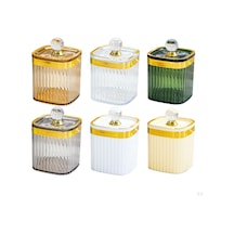 Gri Hava Geçirmez Saklama Kavanozu Kahve Fındık Kapaklı Teneke Kutu Kiler Organizasyonu Yiyecek