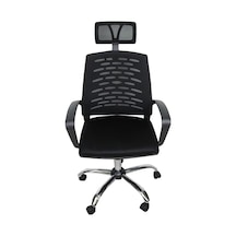 Koltukstilim Berlin Medium Fileli Müdür Koltuğu Siyah