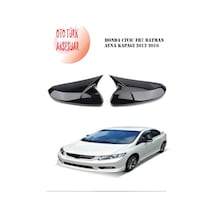 Honda Civic Fb7 Yarasa Batman Ayna Kapağı 2012 2016 Piano Black