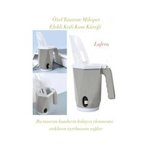 Özel Tasarım Mikopet Elekli Kedi Kum Küreği Tuvalet Temizlik Atık Ayırma Kova Hijyenik Ergonomik Sap