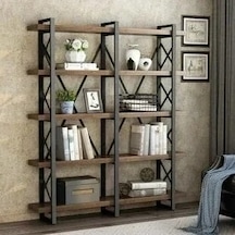 Dinamik Metal Kitaplık Mdf Siyah