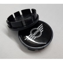Jant Göbeği Mini Cooper 65-60 60Mm Yuva Plasto 4Lü Set Siyah