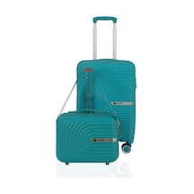 Mçs Polipropilen 2li Valiz Seti Kabin & Makyaj V374 S21yy1000134-set 00207 Cam Göbeği