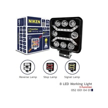 Niken Çalışma Lambası Pro 8 Led 3 Fonksiyon Kare - Ekolmaks