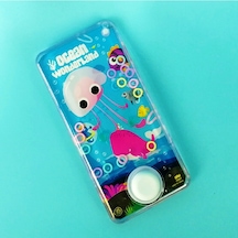 Pink Transparent Ocean World For Kids Water Ring Game Water Ring Okyanus Dünyası Sulu Halka Oyunu