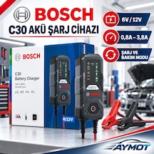 Bosch C30 Akıllı Akü Şarj Ve Bakım Cihazı 6v 12v 3,8a