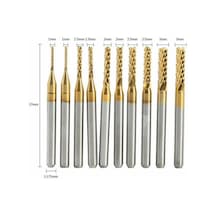 Pcb Mini Karbür Freze Kesici 1.0-3.0mm 10 Lu Set 3.175mm Shank