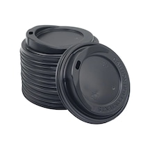 14-16 Oz Sıcak Kapak Siyah 3,20 Gr 90 Mm Çap 100 Adet