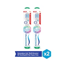 Sensodyne Çok Yönlü Koruma+ Dil Temizleyicili Diş Fırçası Orta 2'li