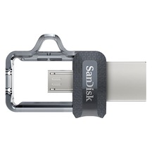 SanDisk Ultra Dual Drive M3.0 SDDD3-128G-G46 128 GB Usb 3.0 Flash Bellek