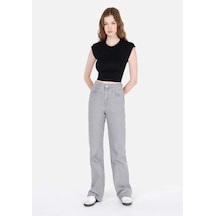 Colin's Colins Straight Fit Yüksek Bel Düz Paça Kadın Lacivert Jean Pantolon Cl1070710 Q1.v1 Dn40275 Denim
