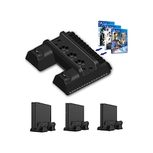 Sony Playstation PS4/PS4 Slim/PS4 Pro Soğutucu Şarj İstasyonu