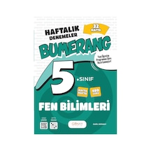 Günay Yayınları 5. Sınıf Fen Bilimleri Bumerang 32 Haftalık Denemeleri