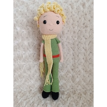 El Yapımı Amigurumi Küçük Prens /oyuncak/hediyelik/koleksiyonluk/sağlıklı Organik Oyuncak 30 Cm