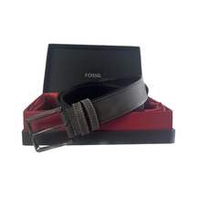 Fossil Gri Hakiki Deri Spor Erkek Kemeri 4cm-105 Gri