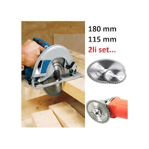 180 MM ve 115 MM Ahşap Sunta Kesme Diski Elmaslı Turbo Kesici