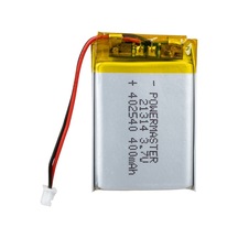 Powermaster 3.7 Volt 400 Mah Lityum Polimer Şarjlı Pil 4x25x40 Mm Akıllı Saat Kulaklık Pili