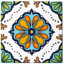 Can Seramik – 10x10 Cm. Cç-93 Kütahya Çini Karo 5'li 1 Paket