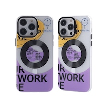 Apple iPhone  Uyumlu,  14 Pro Kılıf Apollo Magneticsafe Desenli Kapak - Apollo Şeffaf - 6