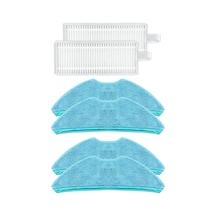Philips 3000 Serileri Homerun Aqua İle Uyumlu 2 Adet Hepa Filtre 4 Adet Mop Fiber Paspas