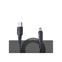 DC24 Micro USB Kablo 1.2M 4A - Siyah