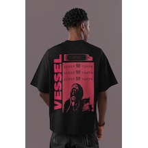 Vessel Sleep Token Rock Metal Müzik Grubu Sırt Baskılı Unisex Ove Siyah