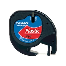 Dymo Letratag Şerit Plastik 12 Mmx4 Mt Kırmızı 91203 Diğer