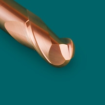Unıque Ø12,0xr6,0x22xø12x082 Z2-ha Karbür Küresel Freze Tisin Kapl.