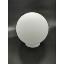 Osmanlı Avize Camı.süt Beyaz,grifli.çap:15.00cm-yuva:8.00cm. Mat - Süt Beyaz