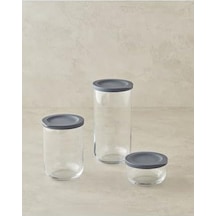 Fresh Safe Cam Baharatlik 380 Ml Gri Açık Bej