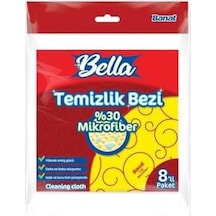 %30 Mikrofiberli Temizlik Bezi 8'li Paket 0