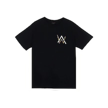 Stoned&Fame Alan Walker Baskılı Unisex %100 Pamuk Siyah T-shirt SIYAH Siyah