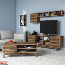 Variant Ayla Tv Ünitesi Ve Orta Sehpa Takımı - Ceviz