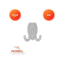 Zepli N Askı, Metal Vestiyer Askısı, 84 Gr, Dolap Ve Duvar Askılığı, Matkrom Vidalı Krom