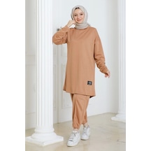Tesettür 2li Takım - Camel Camel