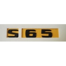 Mercedes Uyumlu Yazı S 65 Siyah