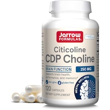 Jarrow Formulas, Citicoline, Cdp Choline, 250 Mg, 120 Capsules Orijinal Usa Menşeii Dmmedicineden