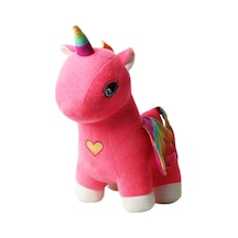 İthal Kumaş Gökkuşağı Kanatlı Unicorn Pegasus At Figür Peluş Oyuncak Uyku & Oyun Arkadaşı Büyük Boy 001