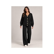 Velora Grup Triko 2'li Takım Oversize Siyah - 938221605 Siyah