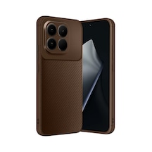 Uryport Xiaomi Mi 15t Auto Focus Karbon Kapak - Kahverengi