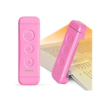 Usb Şarj Edilebilir Kitap Işığı, Kitapta Göz Bakımı Okuma Işığı Klipsi, 3 Renk Ve 5 Parlaklık Kısılabilir, Taşınabilir Ve Esnek, 80 Saate Kadar Uzun Ömürlü Pembe Enerji Sınıfı A 10 Parça Siyah 09223828
