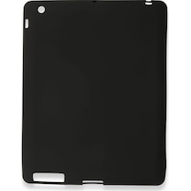 Lvsqvr Newface Apple Uyumlu iPad 4 9.7 Kılıf Evo Tablet Silikon - Siyah