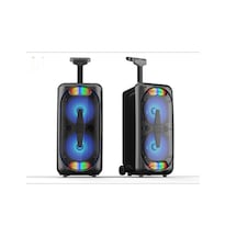 Mikado MD-801KP 3.7V 2400 mAh 30 W BT-USB-TF-FM Led Işıklı Kablolusuz Mikrofonlu Toplantı Anfisi