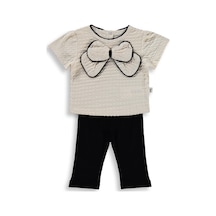 Civil Baby Büyük Fiyonklu 6-18 Ay Takım - Bej